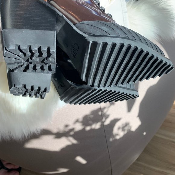 Chloe Rylee Deep Brown Burgundy Boot - Picture 7 of 8